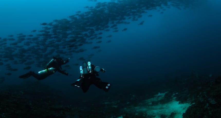 Technical Diving Rebreather Open Circuit Manta Dive Gili Trawangan