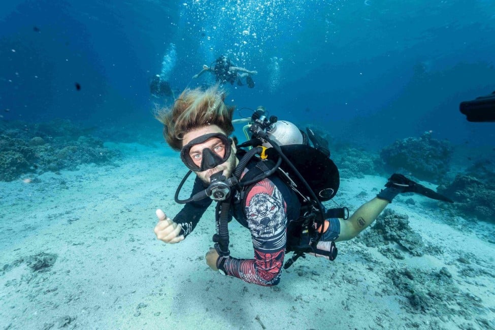 refresher dive on gili trawangan