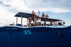 splitshot boat - manta dive gili trawangan